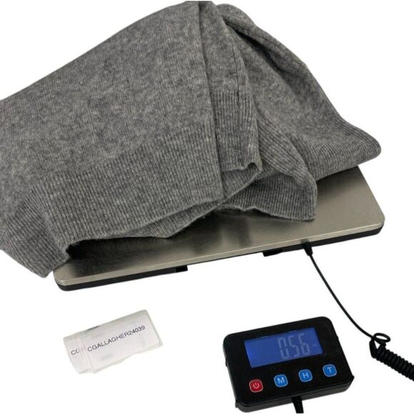 Zara Women Cardigan Sweater XL Gray Knitted Wool V Neck Front Back NWOT - Picture 8 of 8